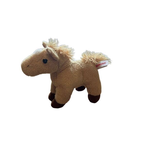 Aurora World Brown Cute‎ Horse Stuffed Animal Plush - Picture 1 of 5